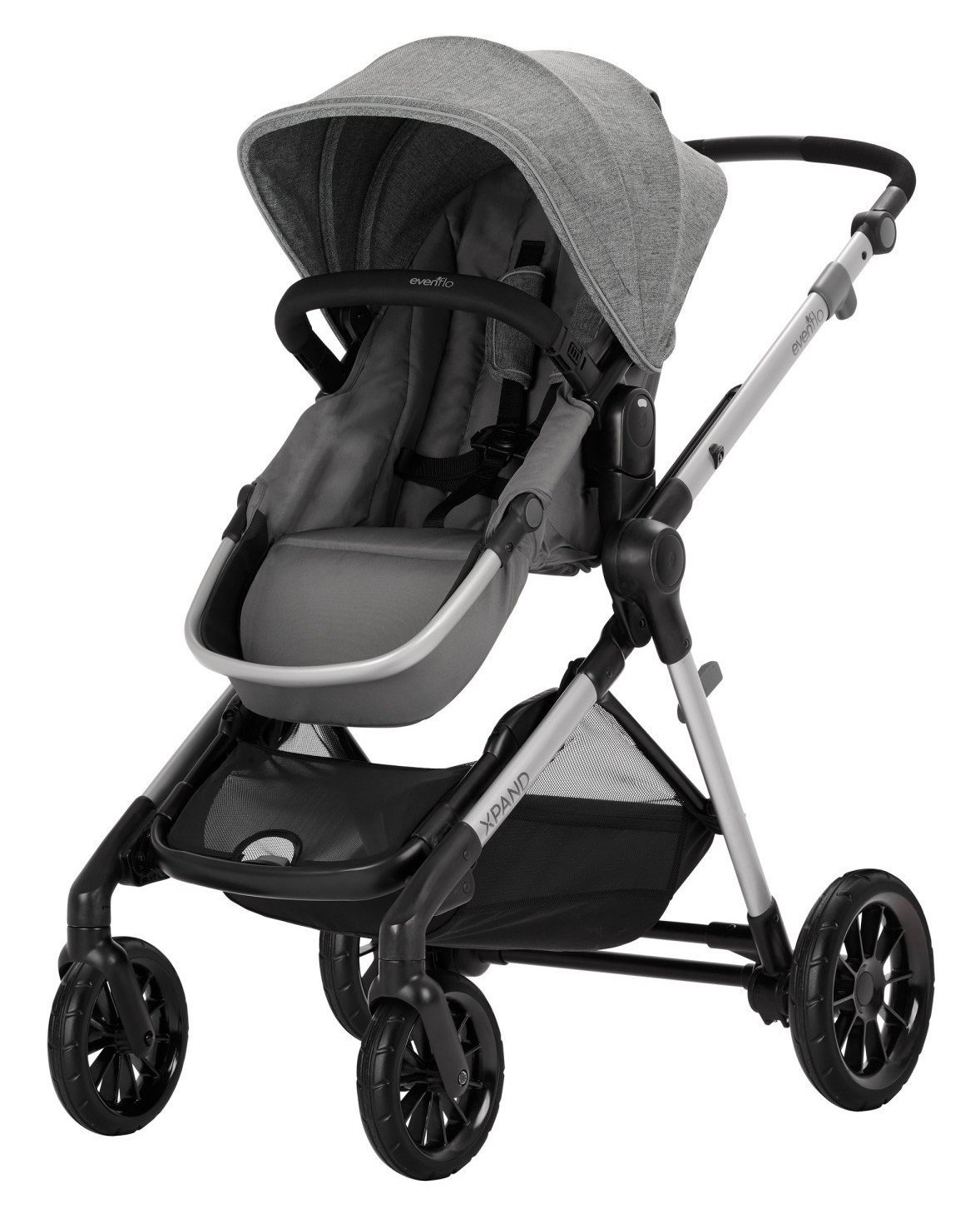 Коляска для двойни Evenflo Pivot Xpand Grey - ForteMarket Коляска для двойни Evenflo Pivot Xpand Grey купить,0