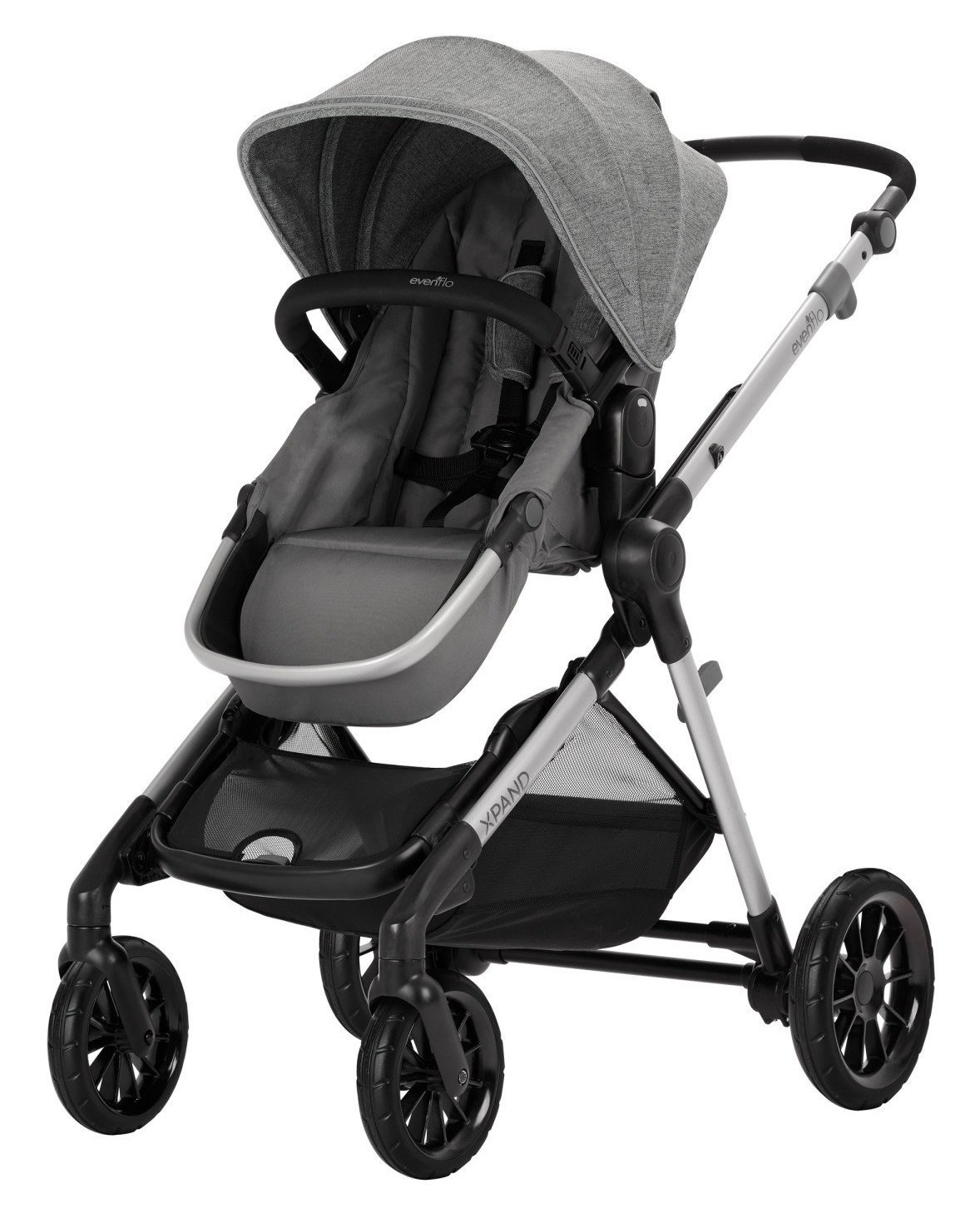 Коляска для двойни Evenflo Pivot Xpand Grey купить,NaN