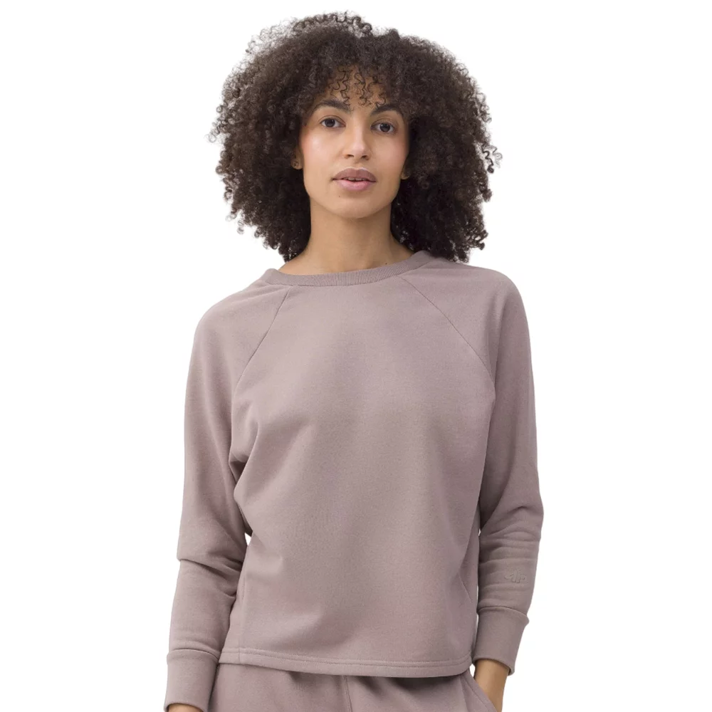 Толстовка 4F Yoga 4FSS23TSWSF214-82S коричневая XS купить,NaN
