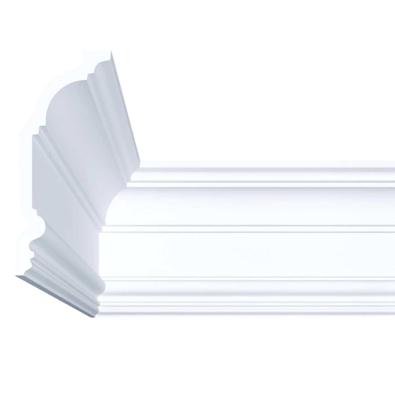 Карниз потолочный XPS К2 Bello Deco 140х60х2000мм белый  купить,NaN