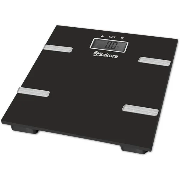 Весы напольные Sakura SA-5073BK черные 