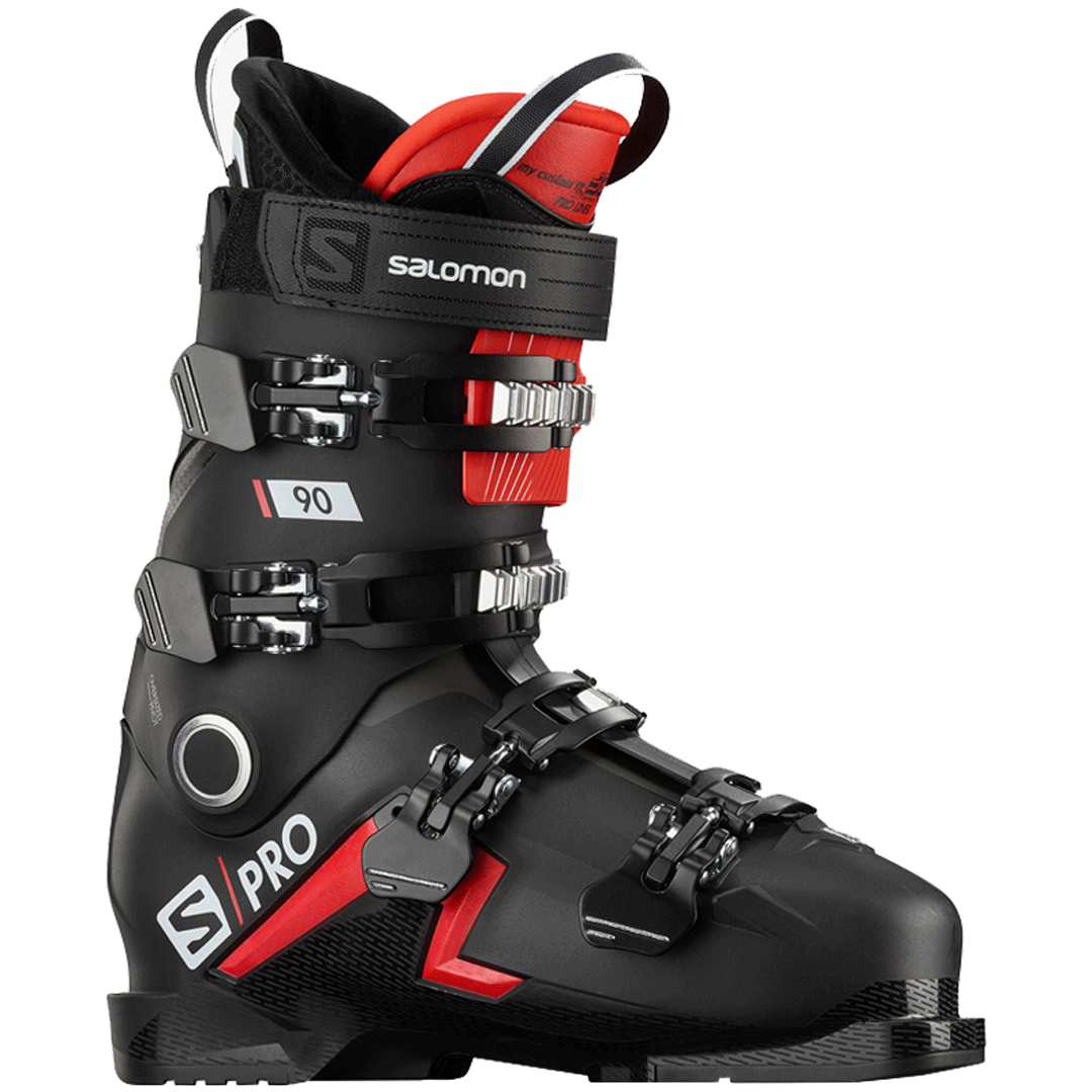Ботинки горнолыжные Salomon S/Pro 90 27-27.5 красно-черный