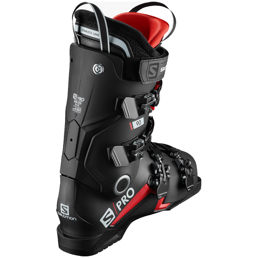 Ботинки горнолыжные Salomon S/Pro 90 27-27.5 красно-черный
