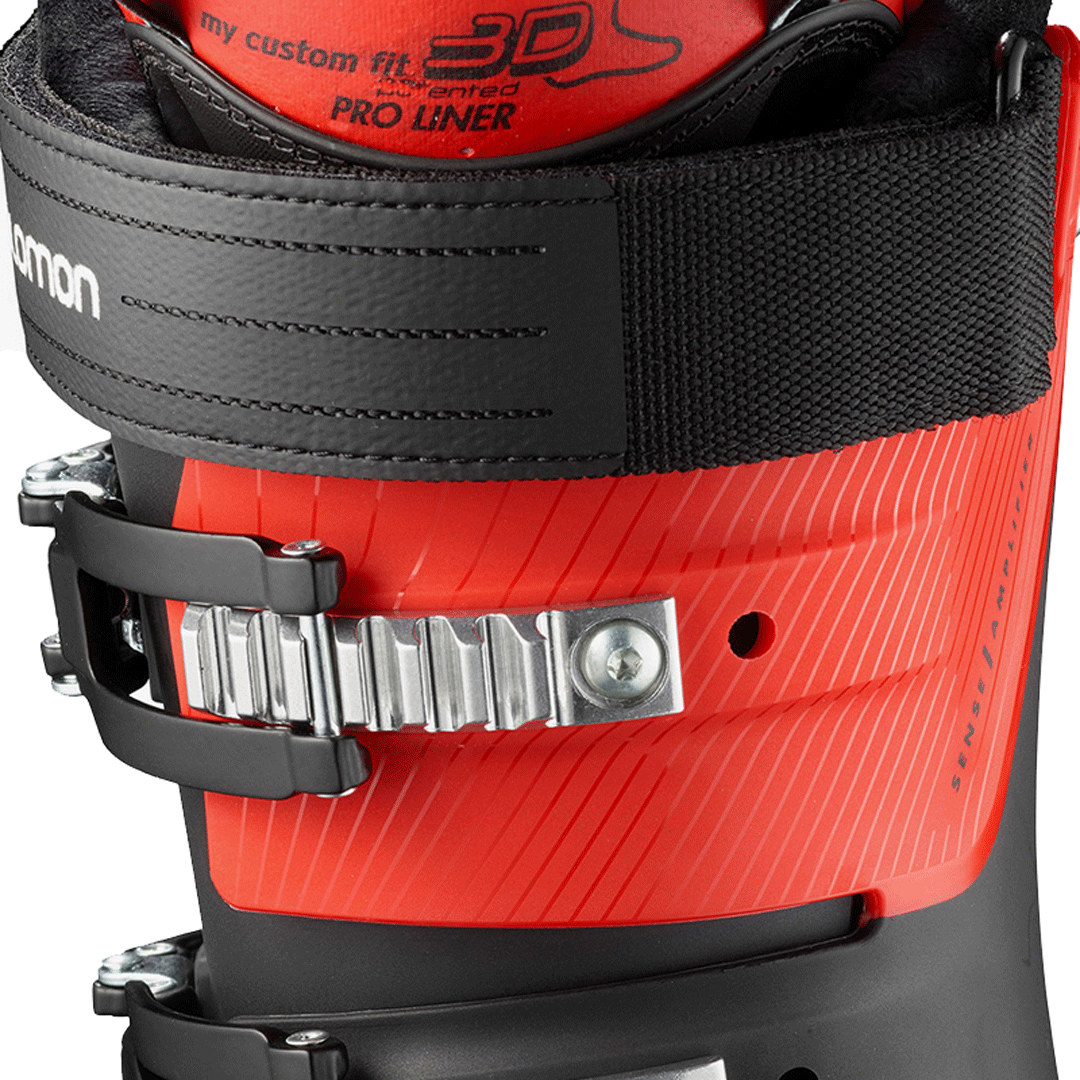 Ботинки горнолыжные Salomon S/Pro 90 L40873900  красно-черные 28.5