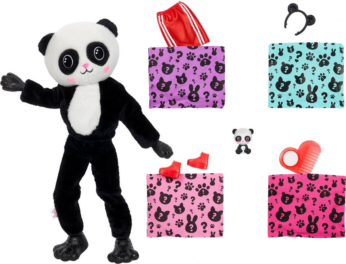 Кукла Barbie Cutie Reveal Панда HHG220 30см купить,NaN