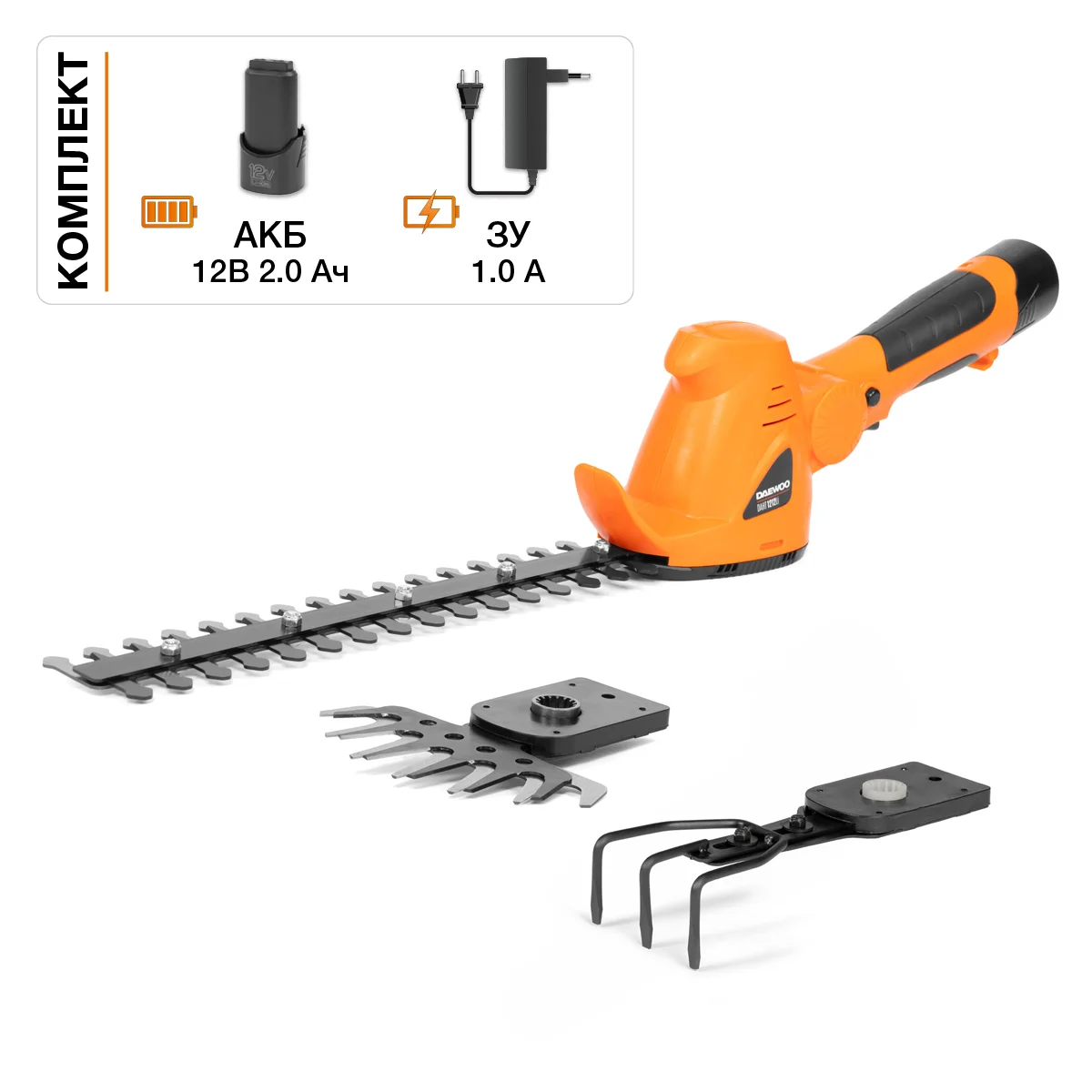 Ножницы аккумуляторные Daewoo DAHT 1212Li SET купить,NaN
