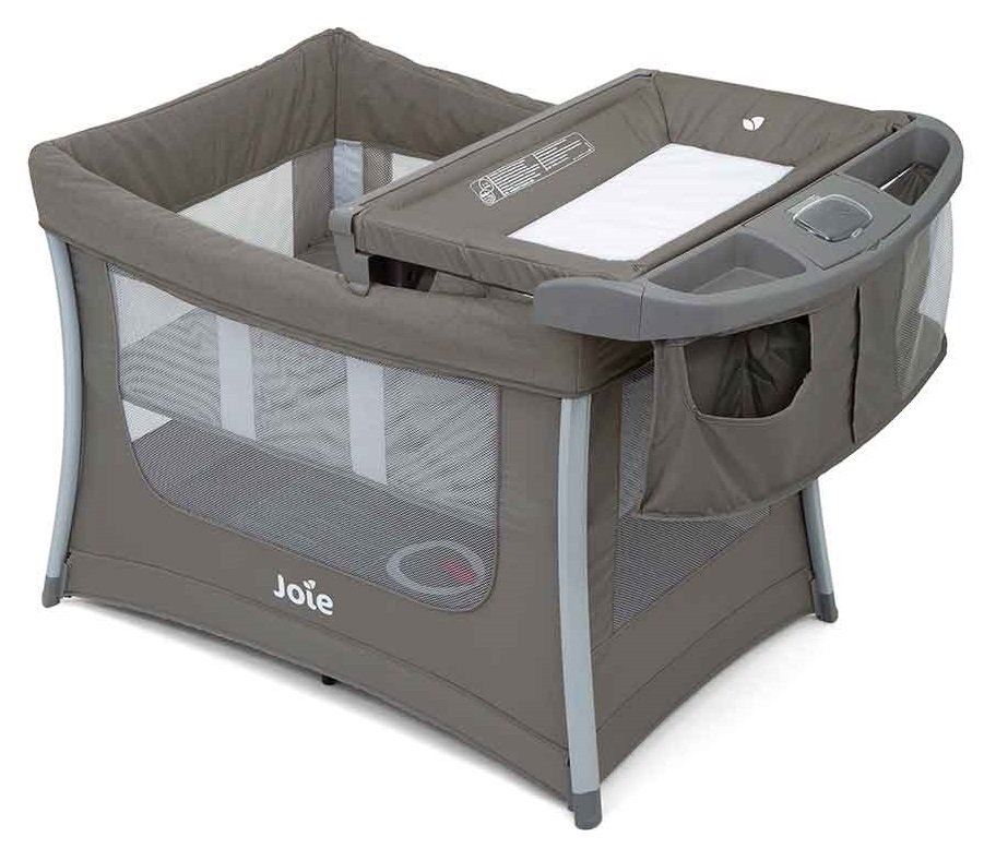 Манеж Joie Illusion Nickel коричневый