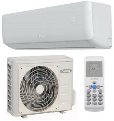 Кондиционер Бирюса B-24FPR-IK/B-24FPQ-IK белый + монтажный комплект