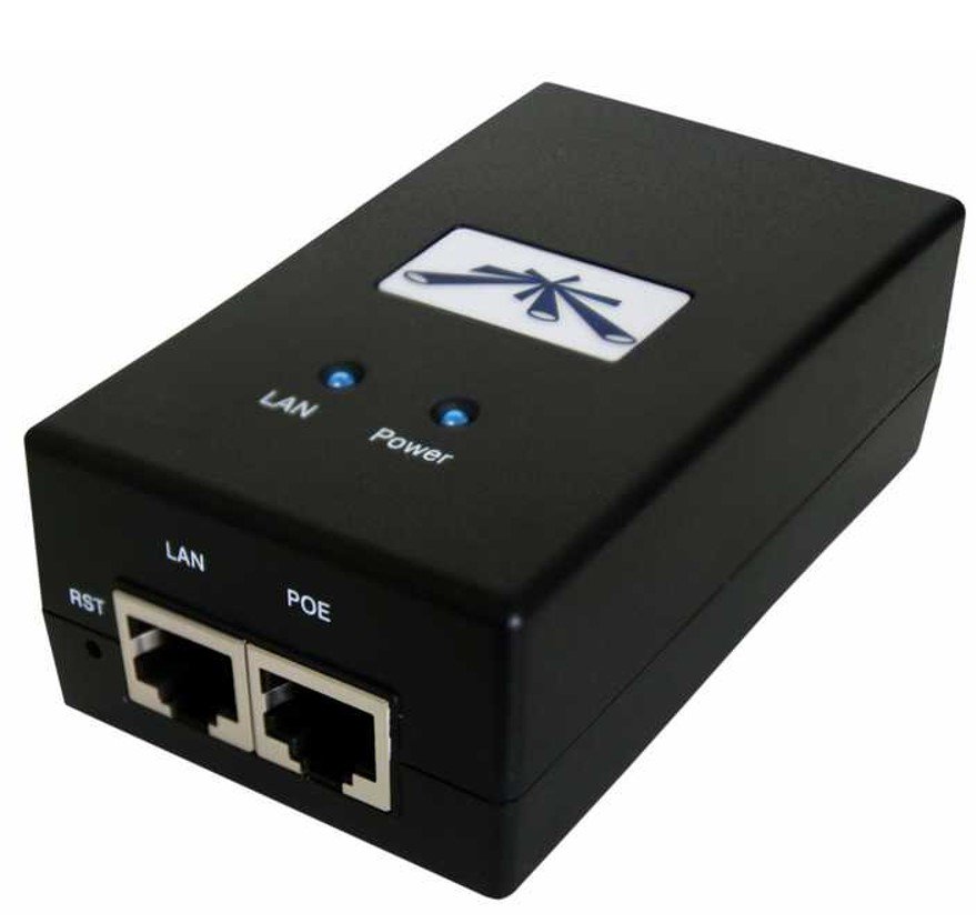 Инжектор PoE Ubiquiti POE-24-24W v2 черный