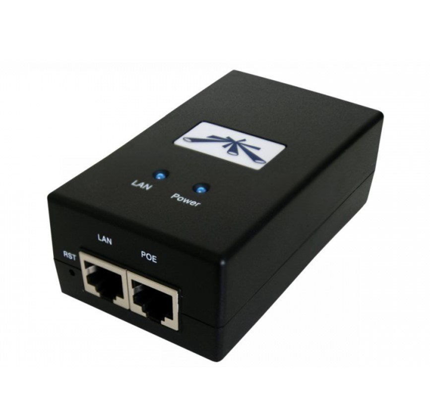 Инжектор PoE Ubiquiti POE-24-12W-G v2 черный