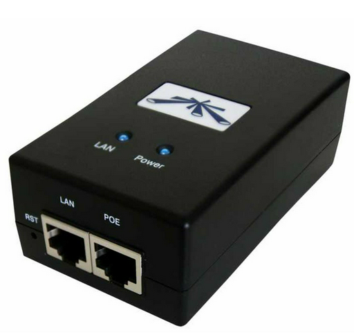 Инжектор PoE Ubiquiti POE-24-24W v2 черный