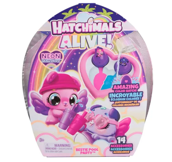 Игровой набор Hatchimals Alive Вечеринка у бассейна с подружками 1489940
