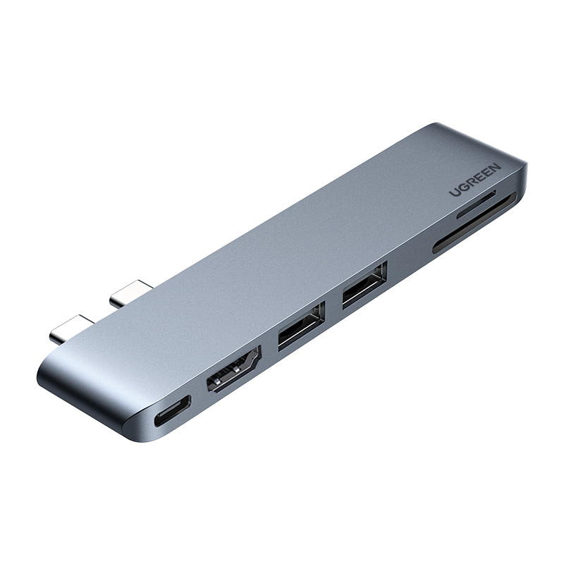 Адаптер Ugreen CM380 USB-C Multifunction Adapter серебристый купить,NaN