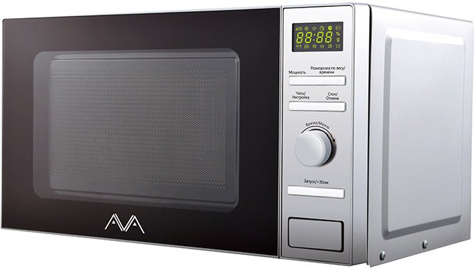 Микроволновая печь Ava Ave-20S серебристая купить,NaN