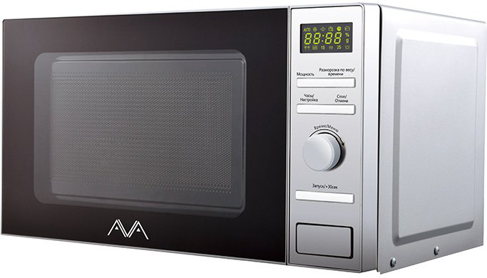 Микроволновая печь Ava Ave-20S серебристая купить,NaN