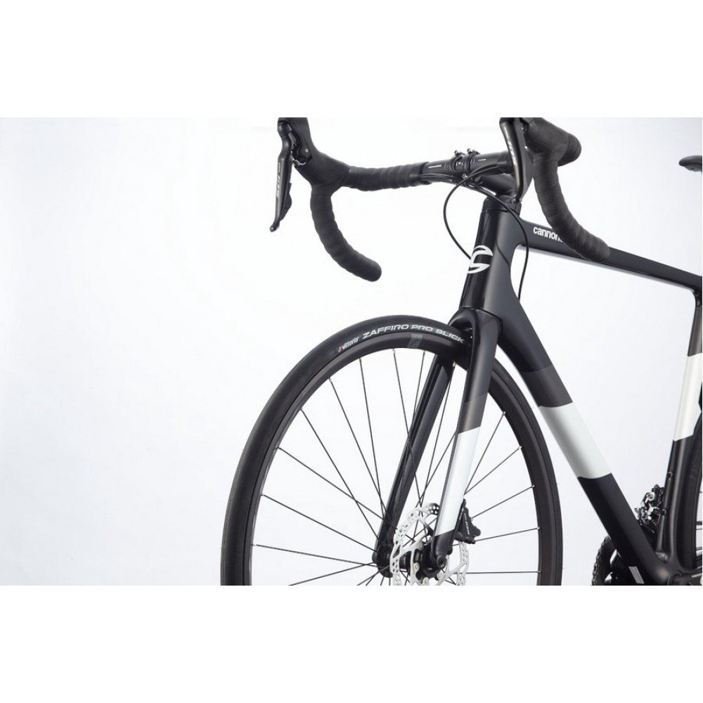 Велосипед Cannondale 700 M S6 EVO Crb Disc 105 - 2021 51 BPL черно-белый купить,NaN