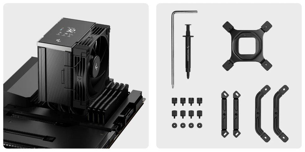 Кулер для процессора Deepcool AK700 DIGITAL NYX (R-AK700-BKNNMN-GJD-1) - ForteMarket Кулер для процессора Deepcool AK700 DIGITAL NYX (R-AK700-BKNNMN-GJD-1) купить,36500