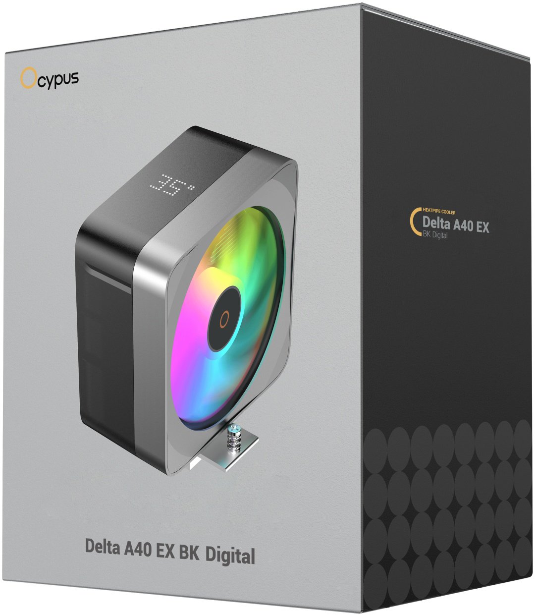 Кулер для процессора Ocypus Delta A40 EX BK Digital, Delta-A40-BK1NAWD00E-GL - ForteMarket Кулер для процессора Ocypus Delta A40 EX BK Digital, Delta-A40-BK1NAWD00E-GL купить,NaN