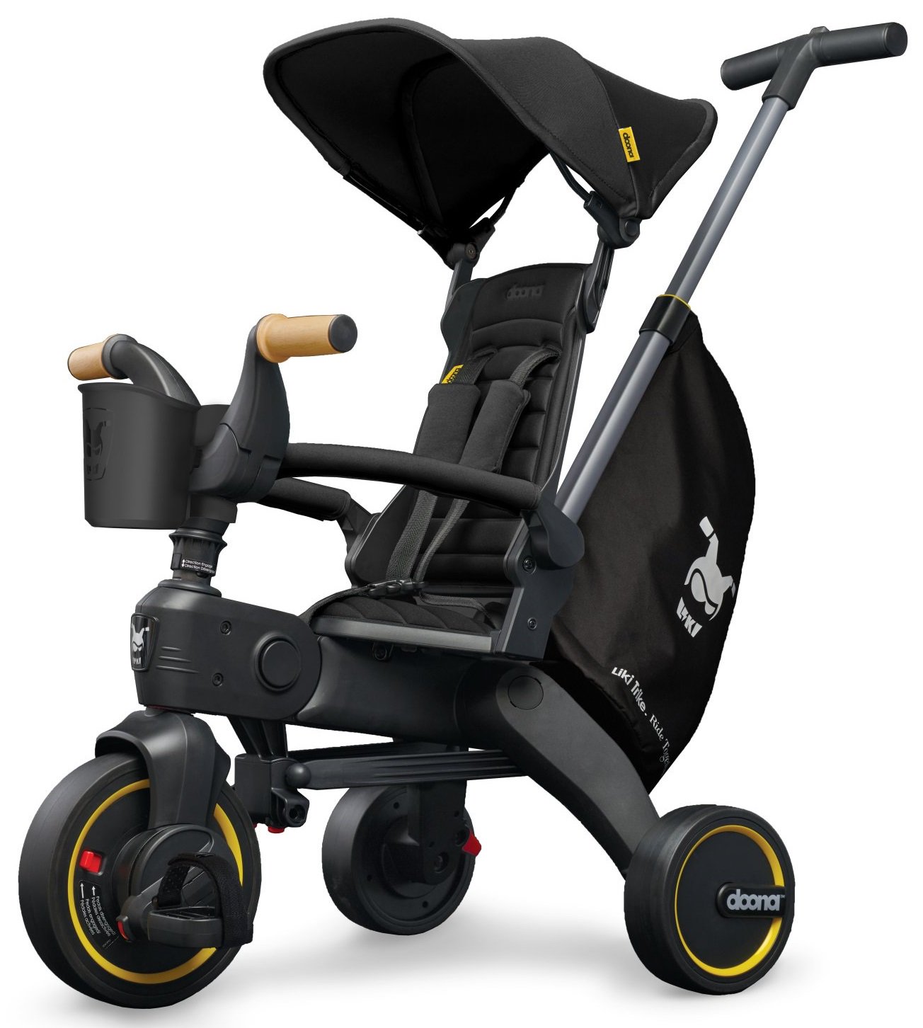 Велосипед складной SimpleParenting Doona Liki Trike S5 Nitro Black черный
