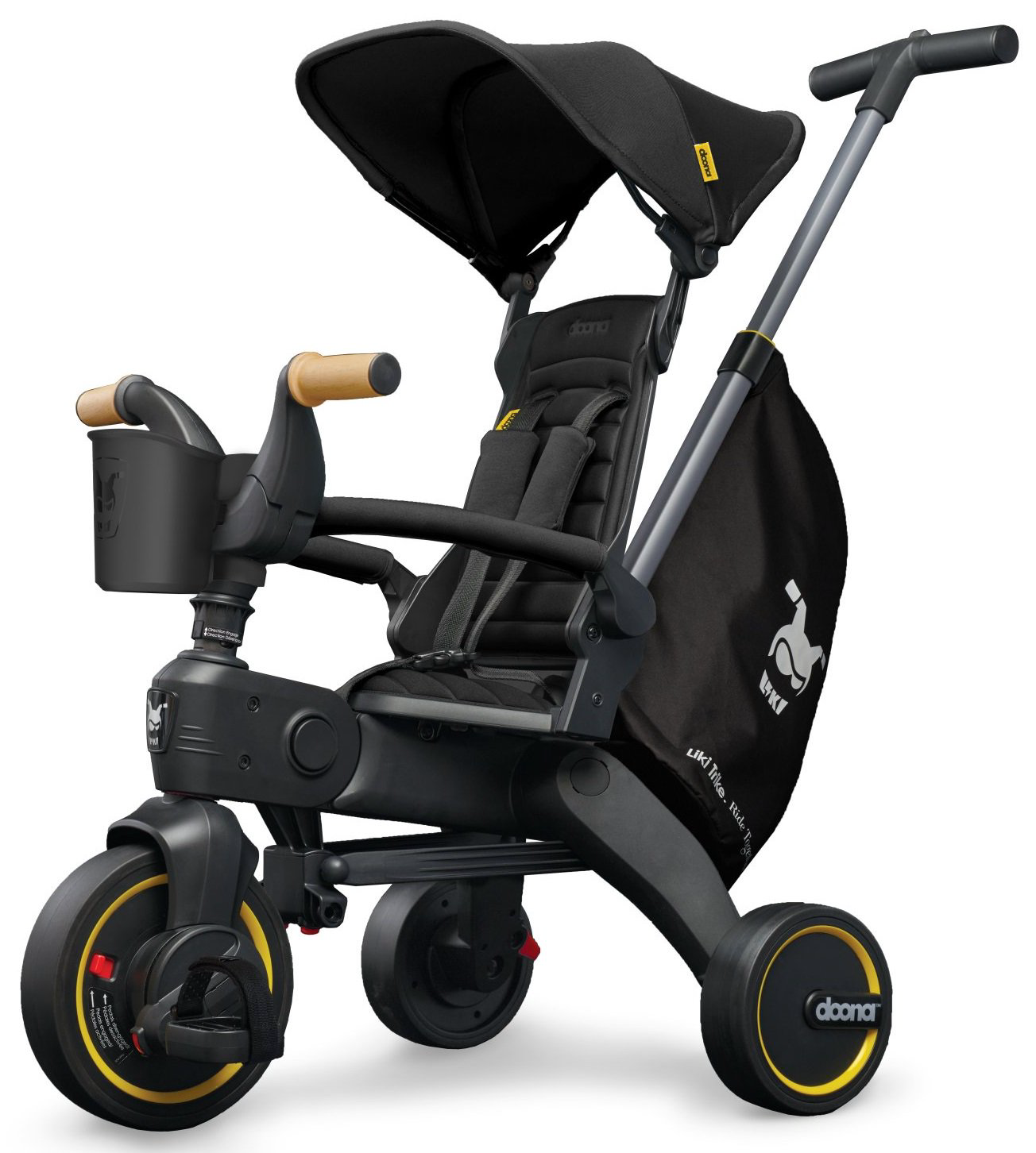 Велосипед складной SimpleParenting Doona Liki Trike S5 Nitro Black черный
