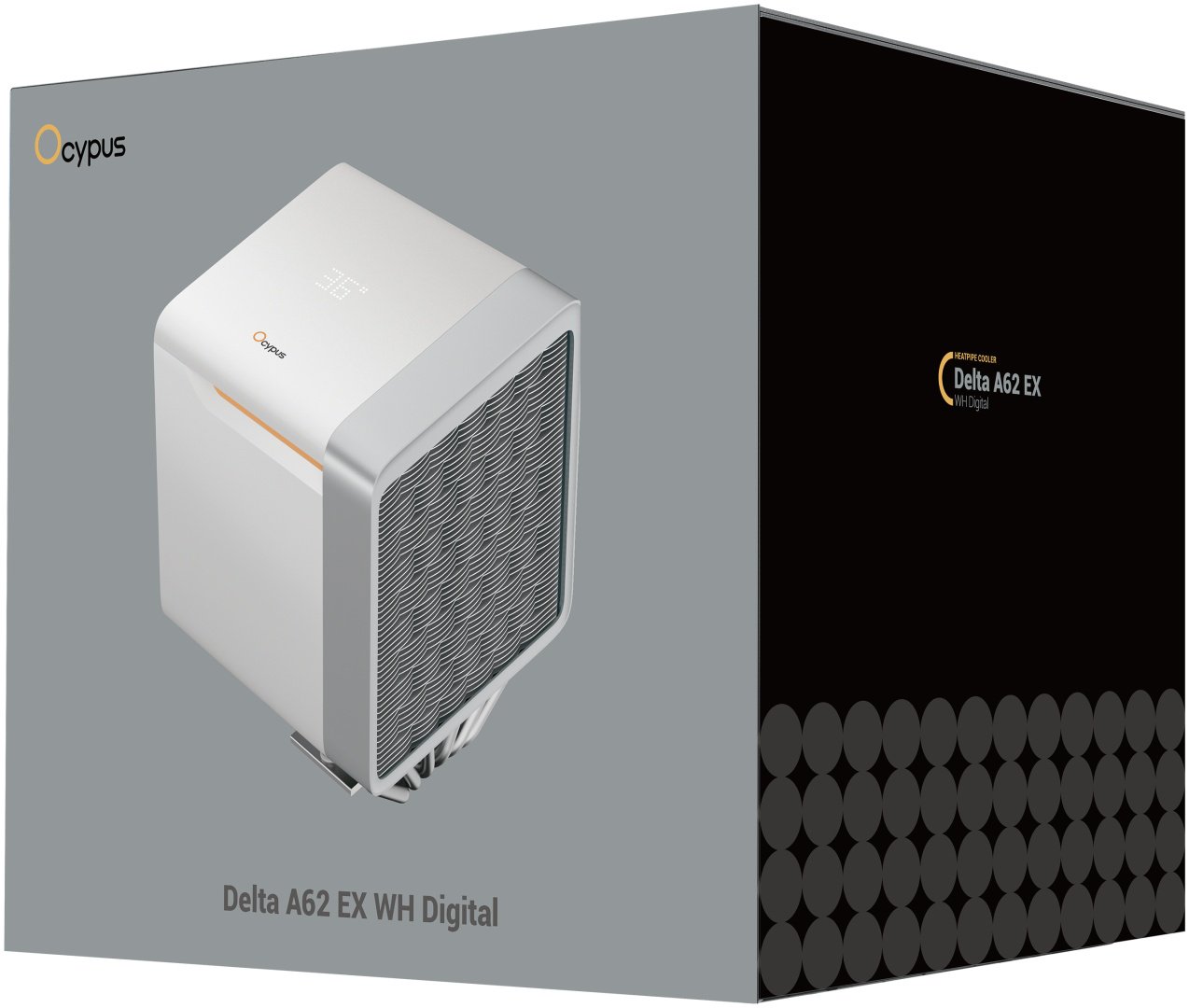 Кулер для процессора Ocypus Delta A62 EX WH Digital, Delta-A62-WH2NNWD00E-GL купить,NaN