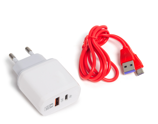 Зарядное устройство Ldnio A2421C 22.5W USB/USB Type-C белое