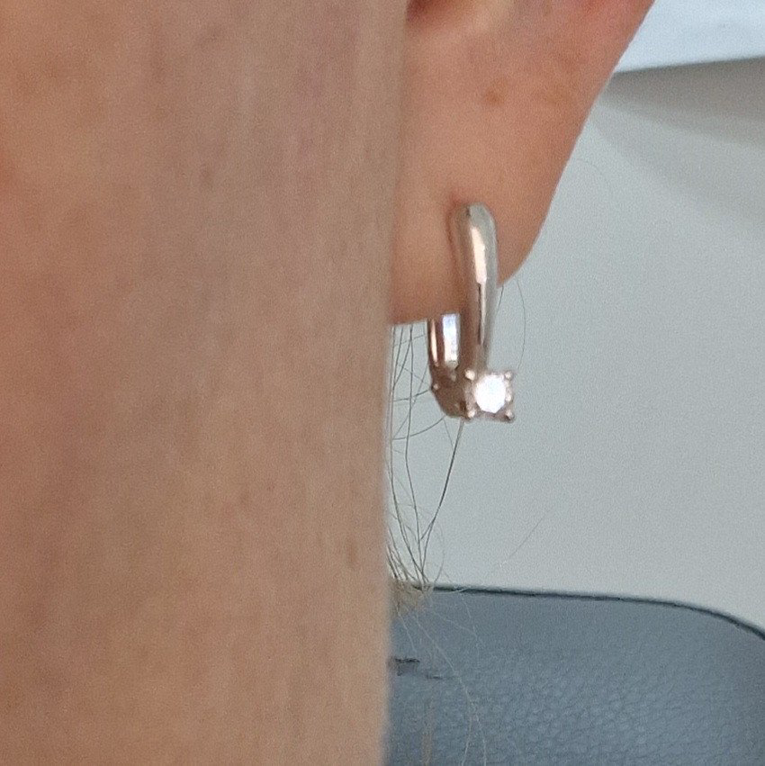 Серьги Deimantas 102926537 3,78гр 0,34ct. купить,NaN