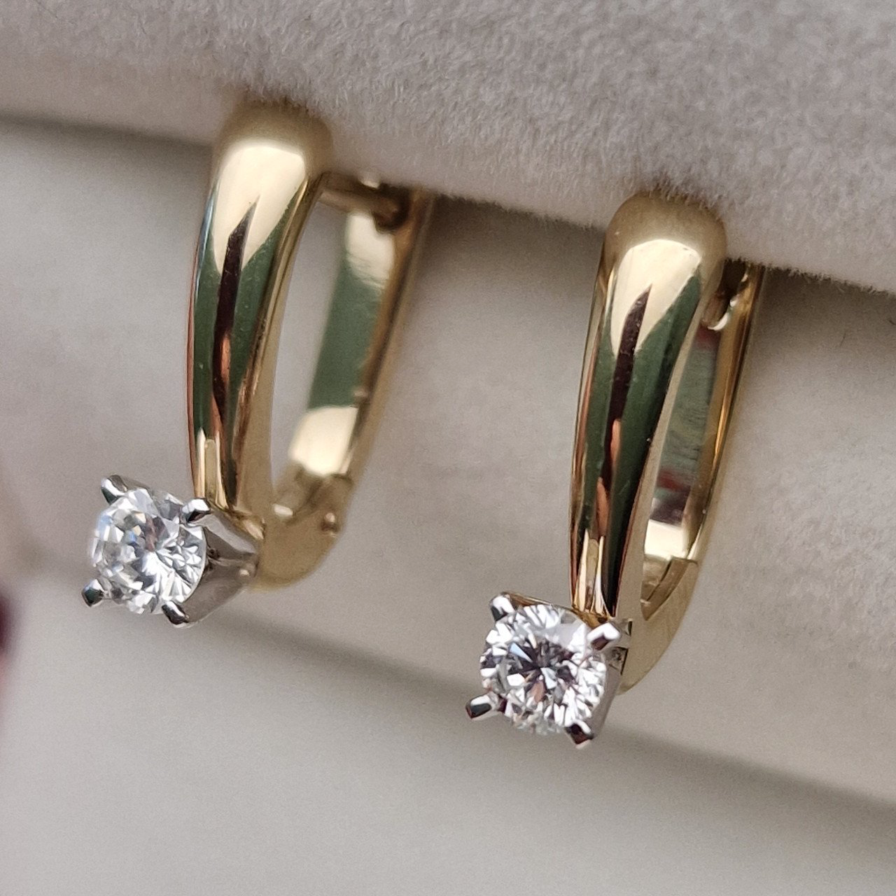 Серьги Deimantas 102926630 3,46гр 0,30ct. купить,NaN