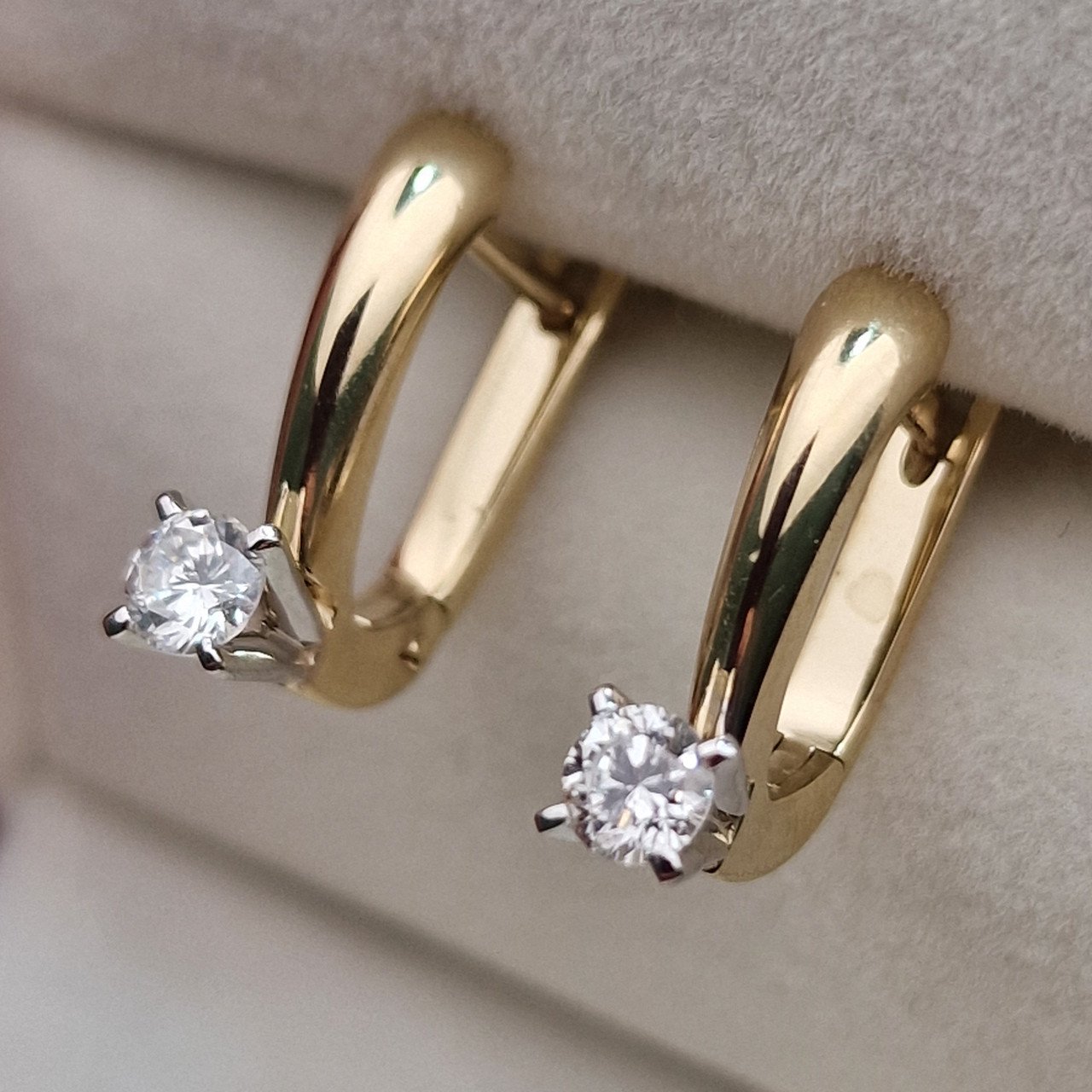 Серьги Deimantas 102926630 3,46гр 0,30ct. купить,NaN