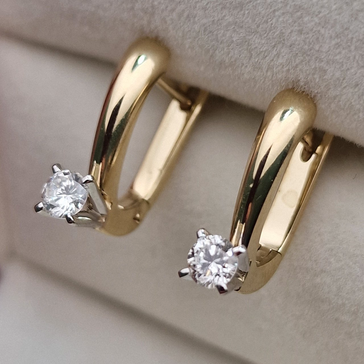 Серьги Deimantas 102926630 3,46гр 0,30ct. купить,NaN