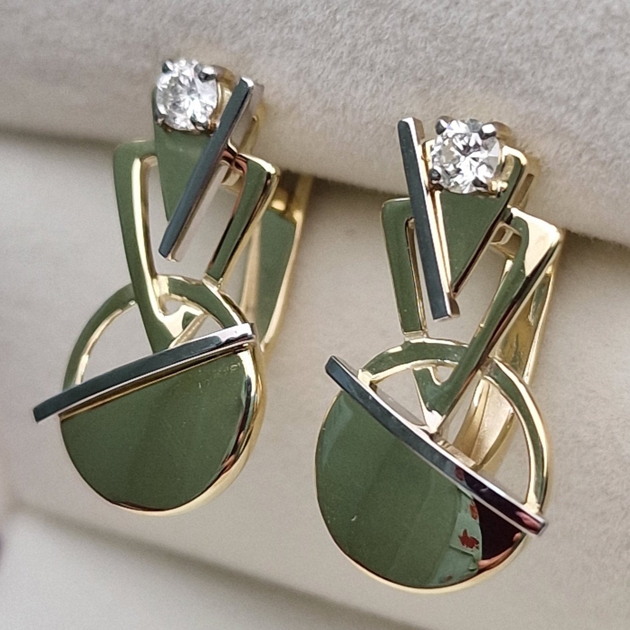 Серьги Deimantas 102927684 4,03гр 0,24ct. купить,NaN
