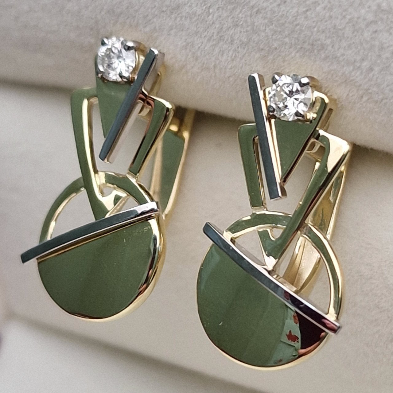 Серьги Deimantas 102927684 4,03гр 0,24ct. купить,NaN