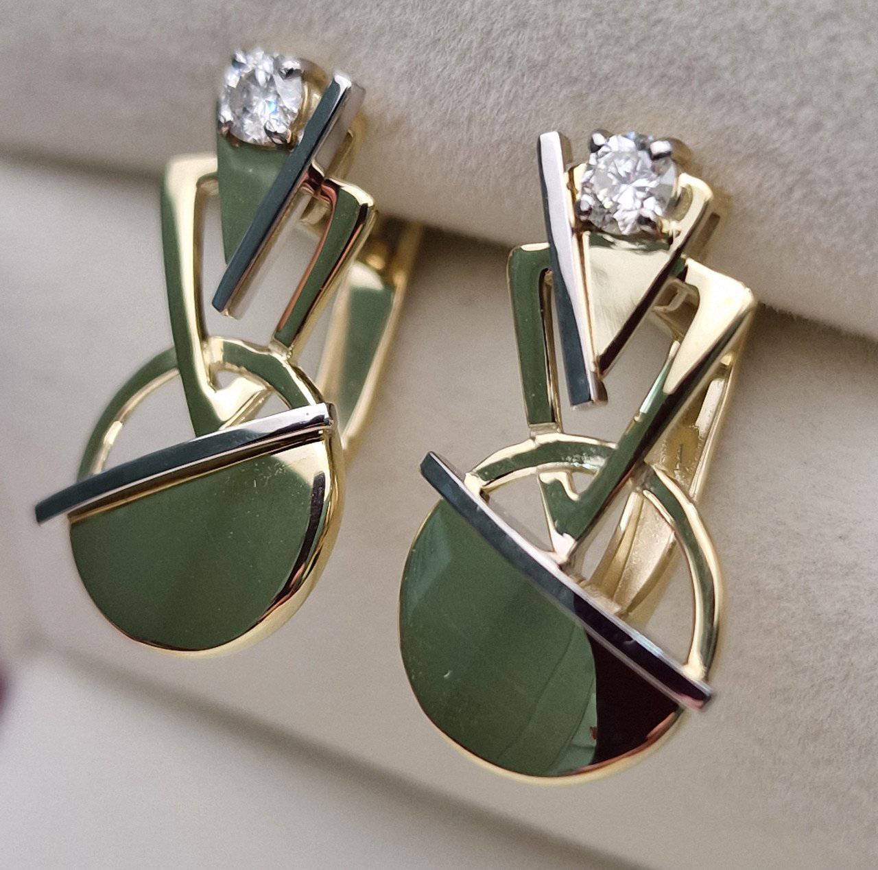 Серьги Deimantas 102927684 4,03гр 0,24ct. купить,NaN