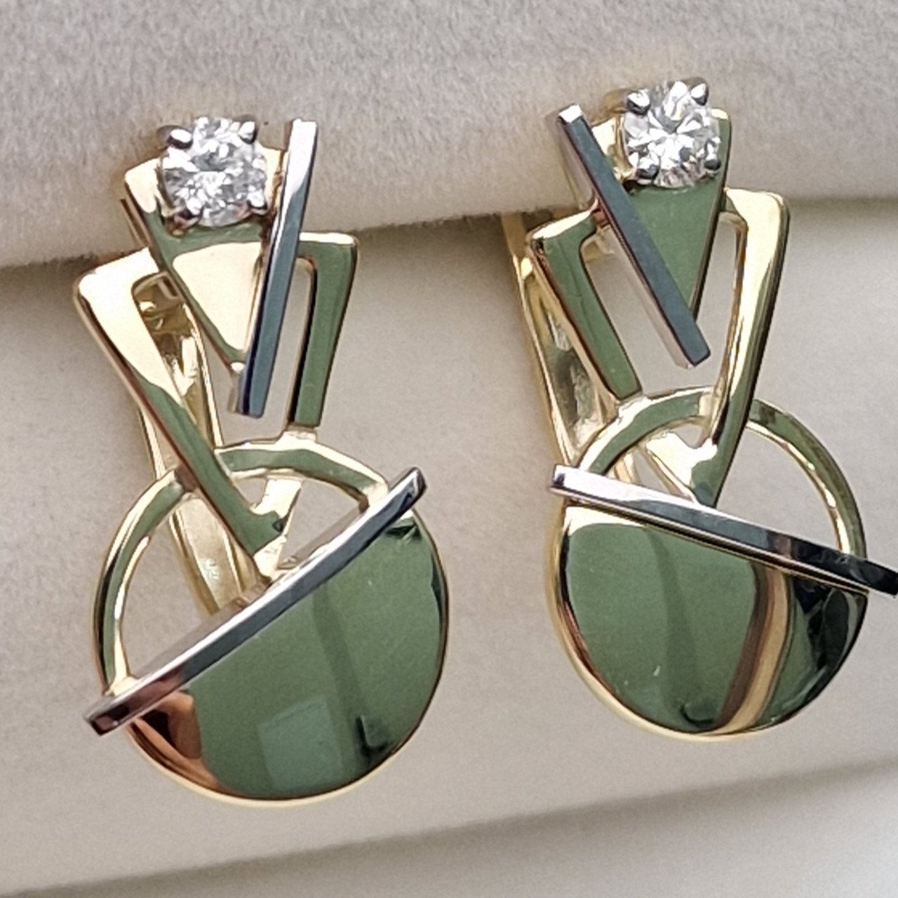 Серьги Deimantas 102927684 4,03гр 0,24ct. купить,NaN
