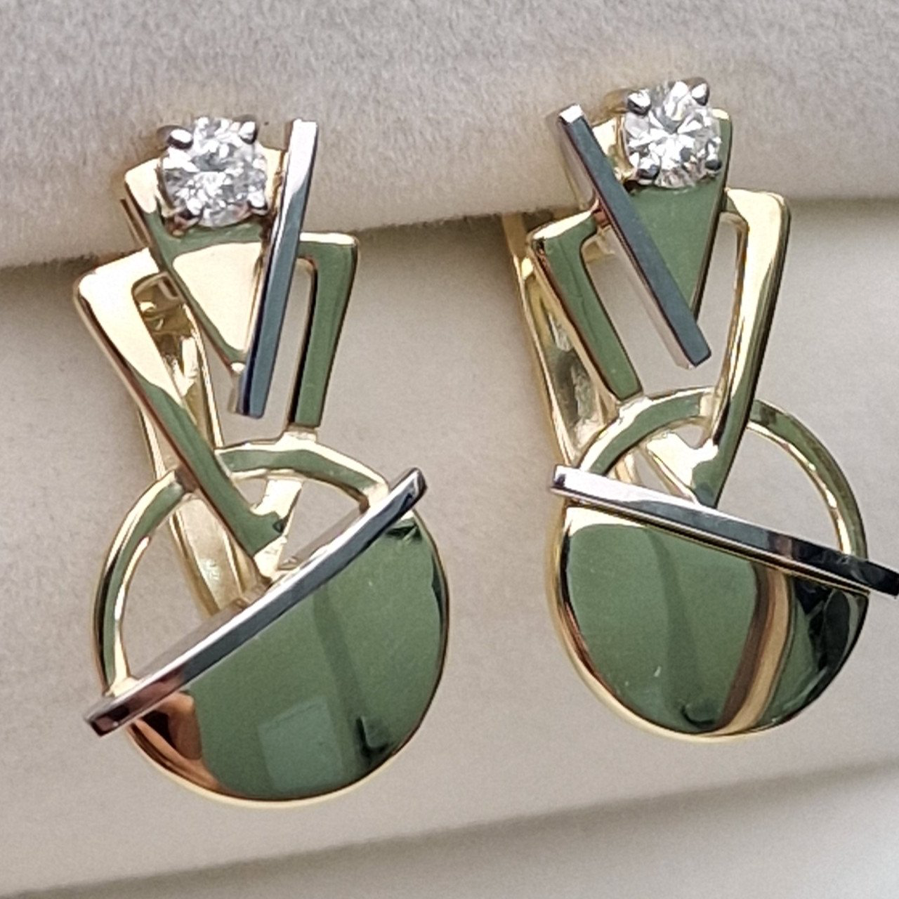 Серьги Deimantas 102927684 4,03гр 0,24ct. купить,NaN