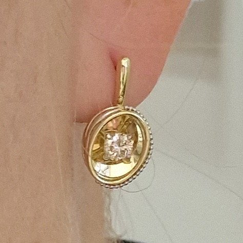 Серьги Deimantas 102927672 3,6гр 0,41ct. купить,NaN