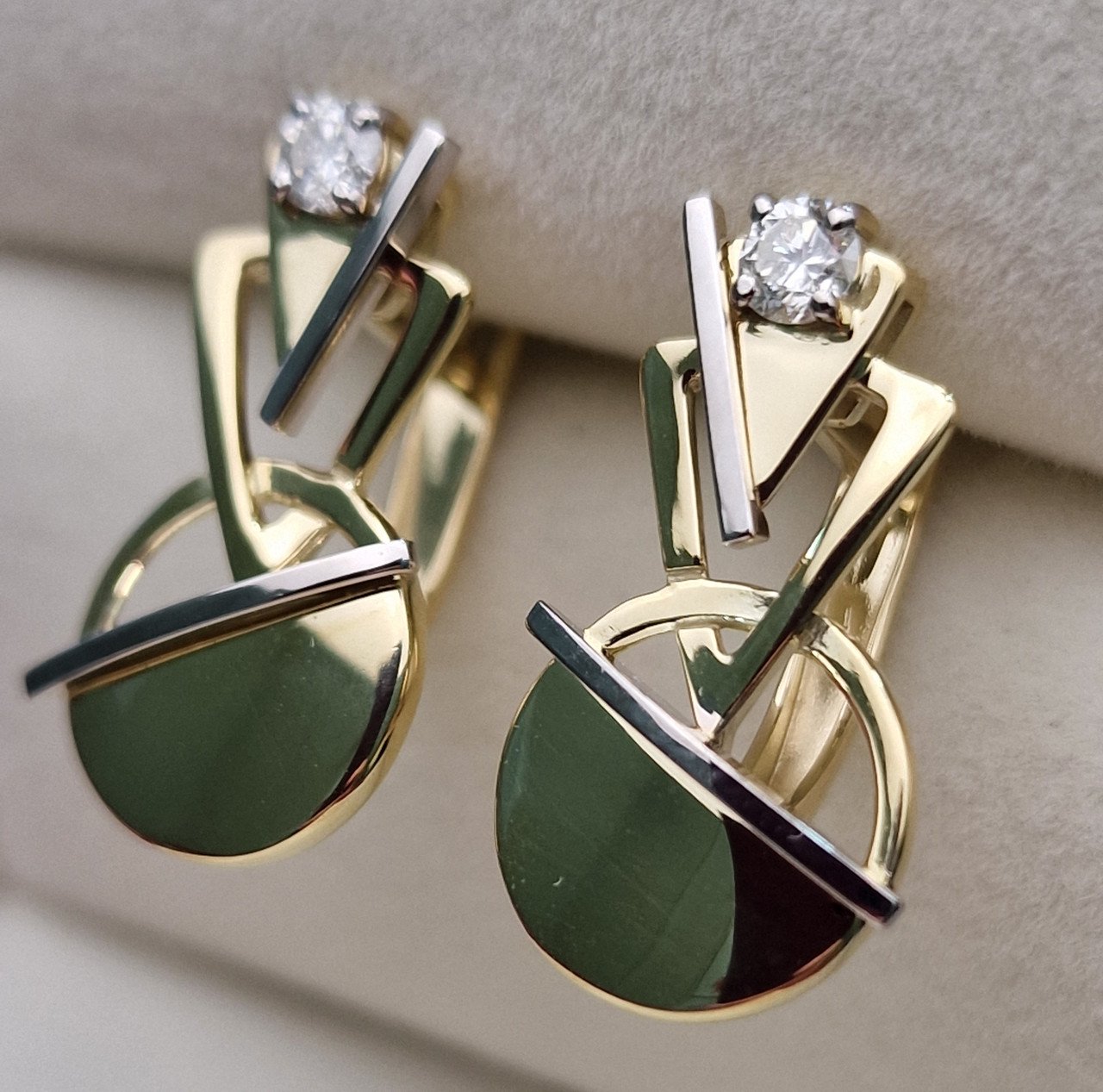 Серьги Deimantas 102927684 4,03гр 0,24ct. купить,NaN