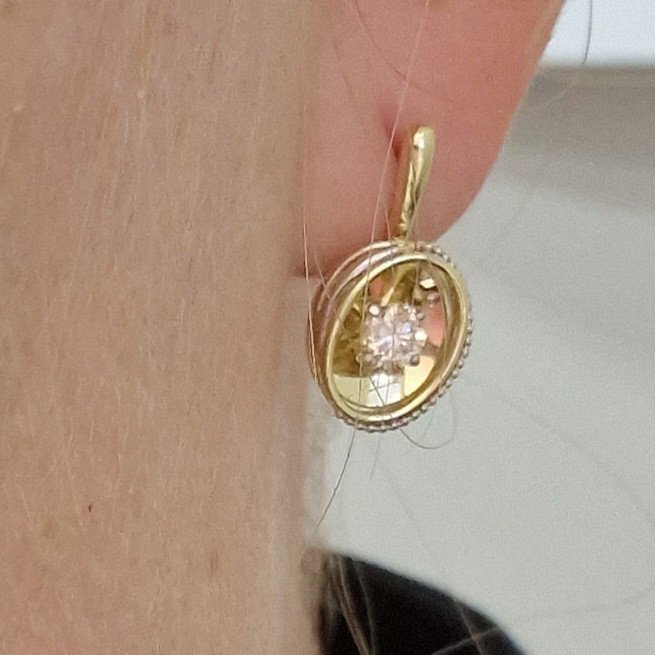 Серьги Deimantas 102927672 3,6гр 0,41ct. купить,NaN