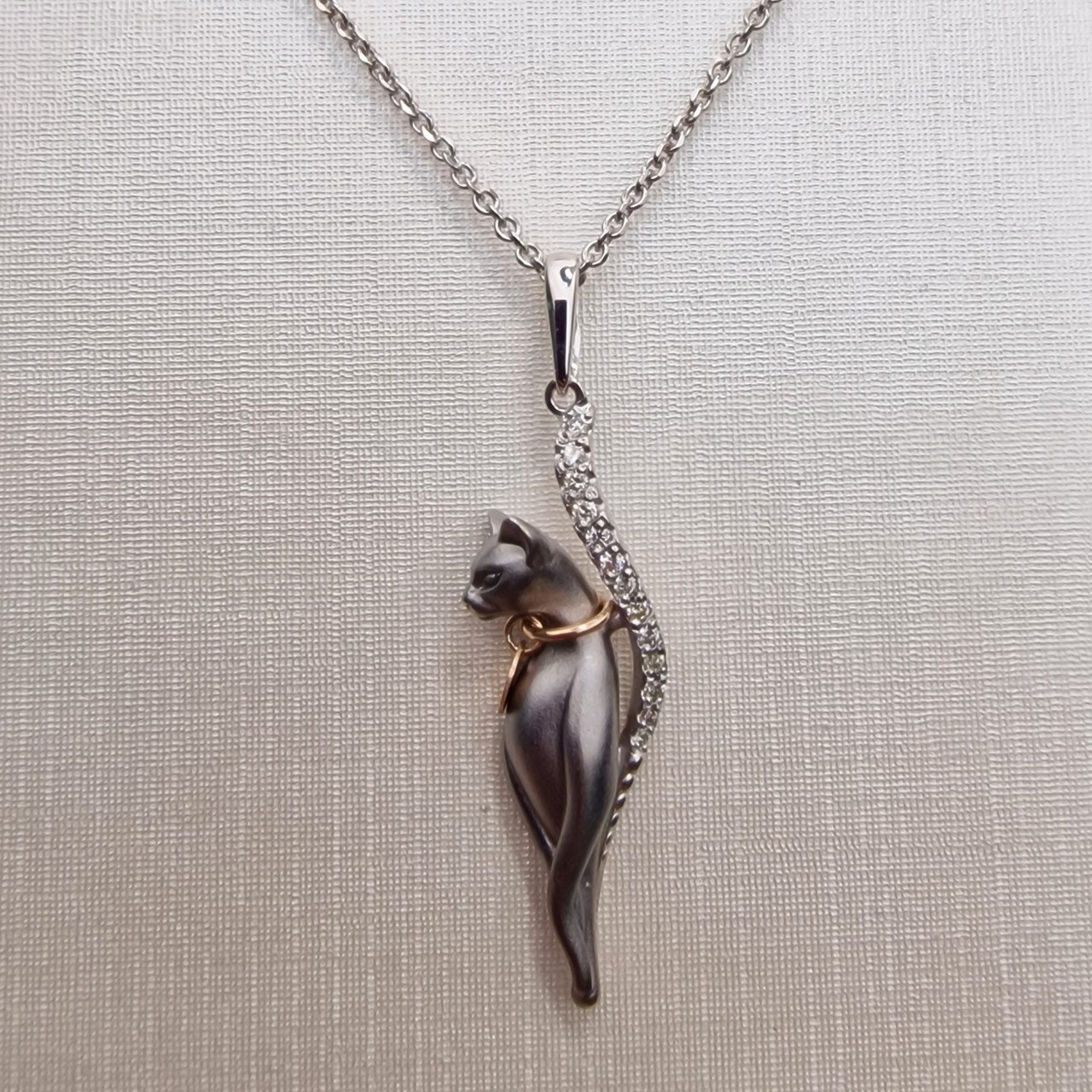 Колье Deimantas 102927735 45см 3,07гр 0,12ct. купить,NaN