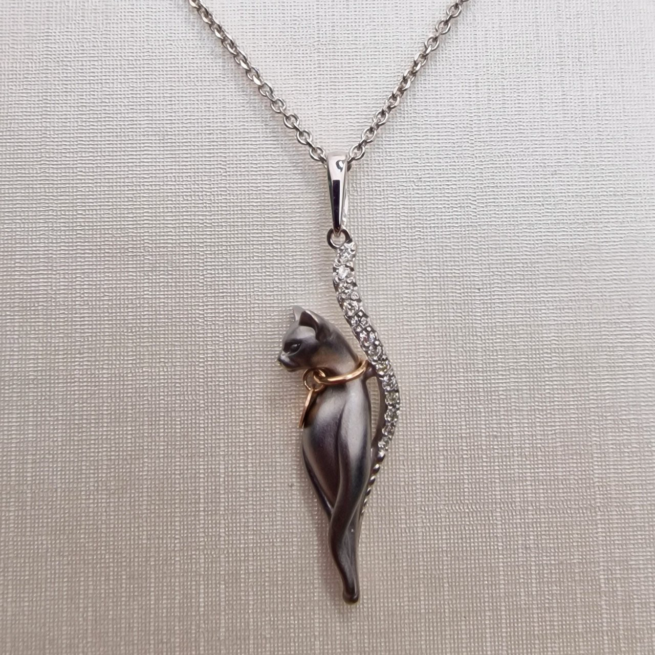 Колье Deimantas 102927735 45см 3,07гр 0,12ct. купить,NaN