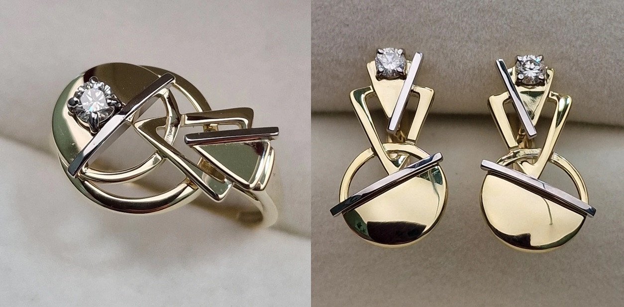 Комплект Deimantas 103000794 0,12ct 0,24ct. купить,NaN