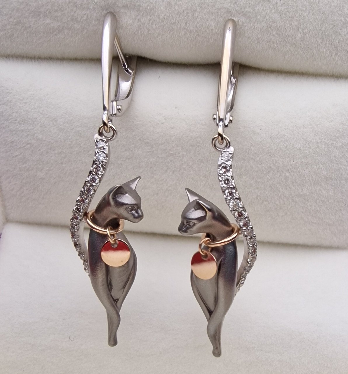 Серьги Deimantas 102927997 6,64гр 0,21ct. купить,NaN