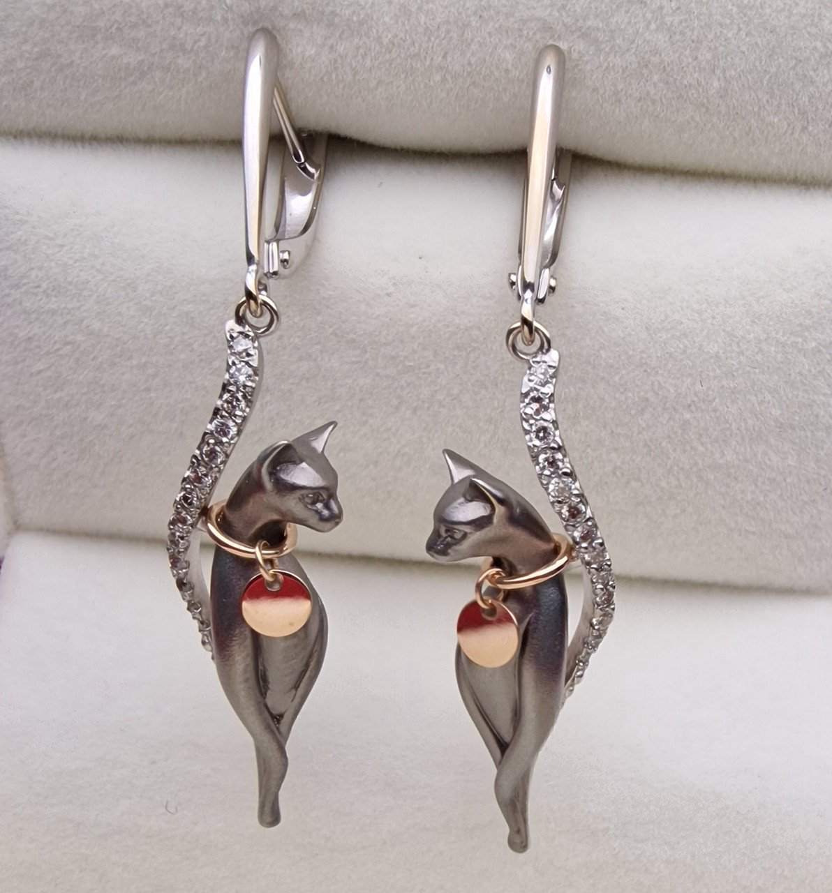 Серьги Deimantas 102927997 6,64гр 0,21ct. купить,NaN
