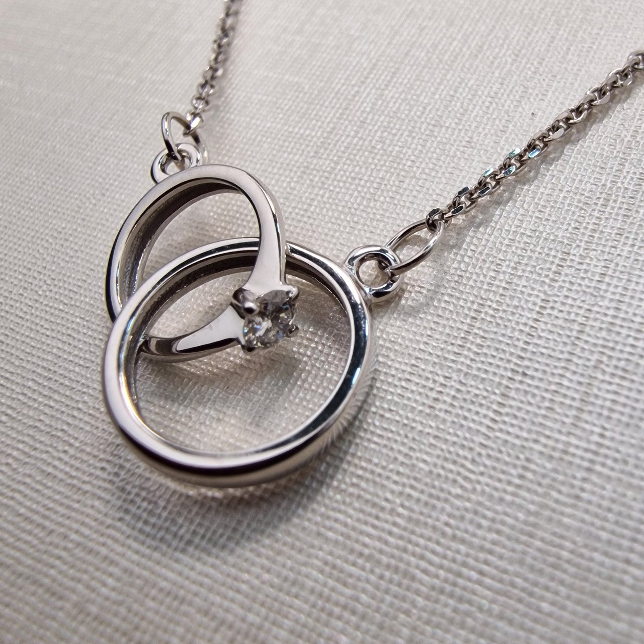 Колье Deimantas 102927975 45см 2,49гр 0,064ct. купить,NaN