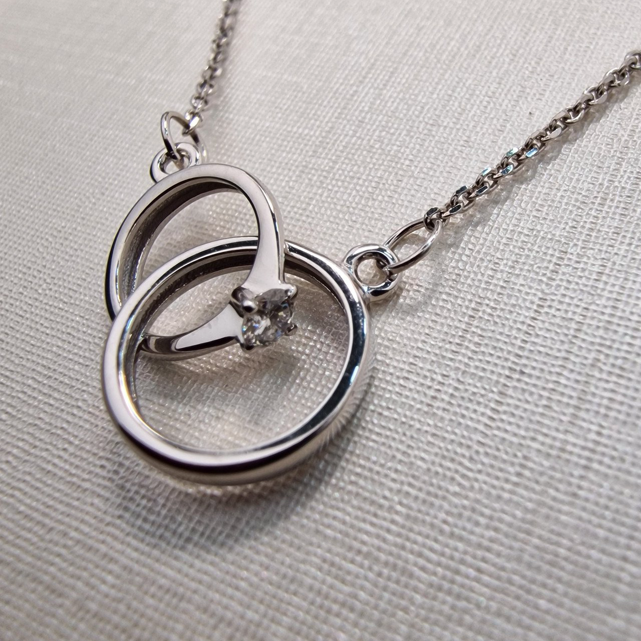 Колье Deimantas 102927975 45см 2,49гр 0,064ct. купить,NaN