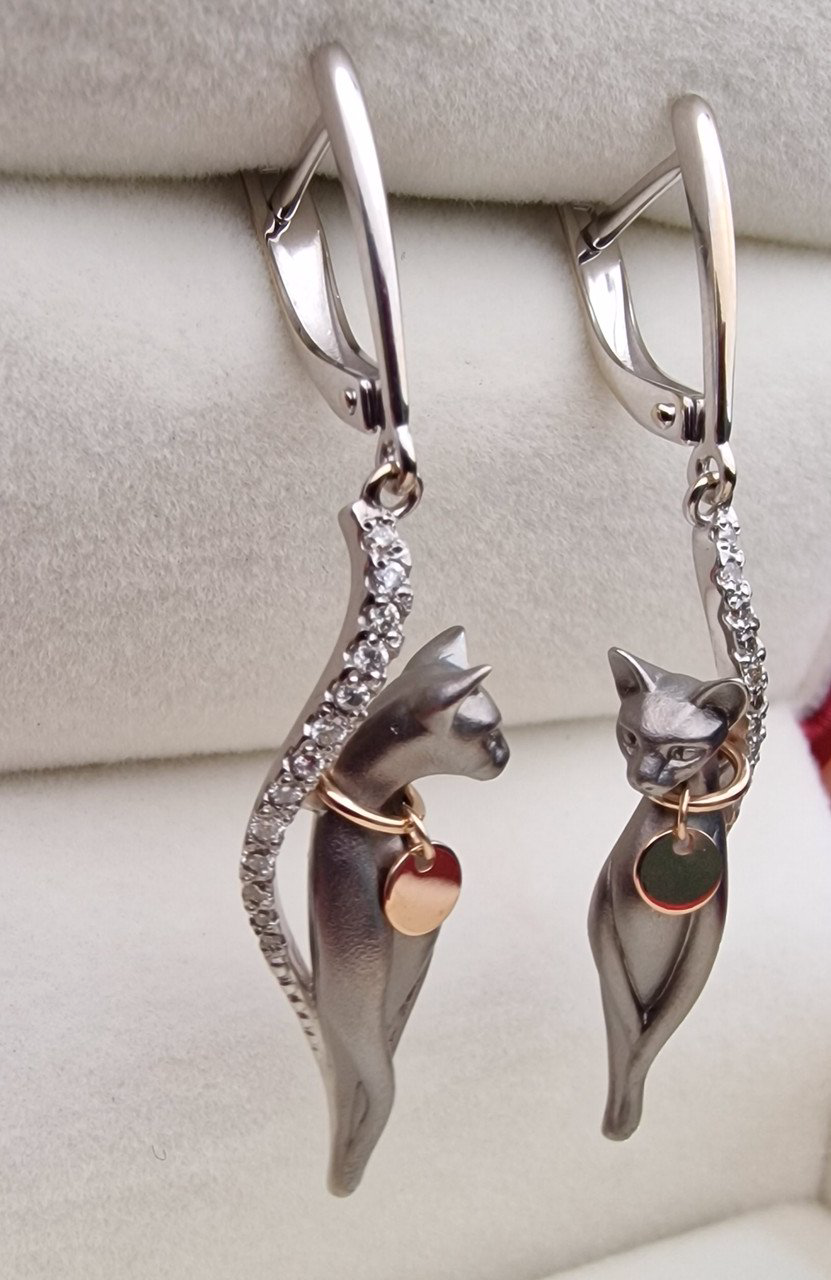 Серьги Deimantas 102927997 6,64гр 0,21ct. купить,NaN