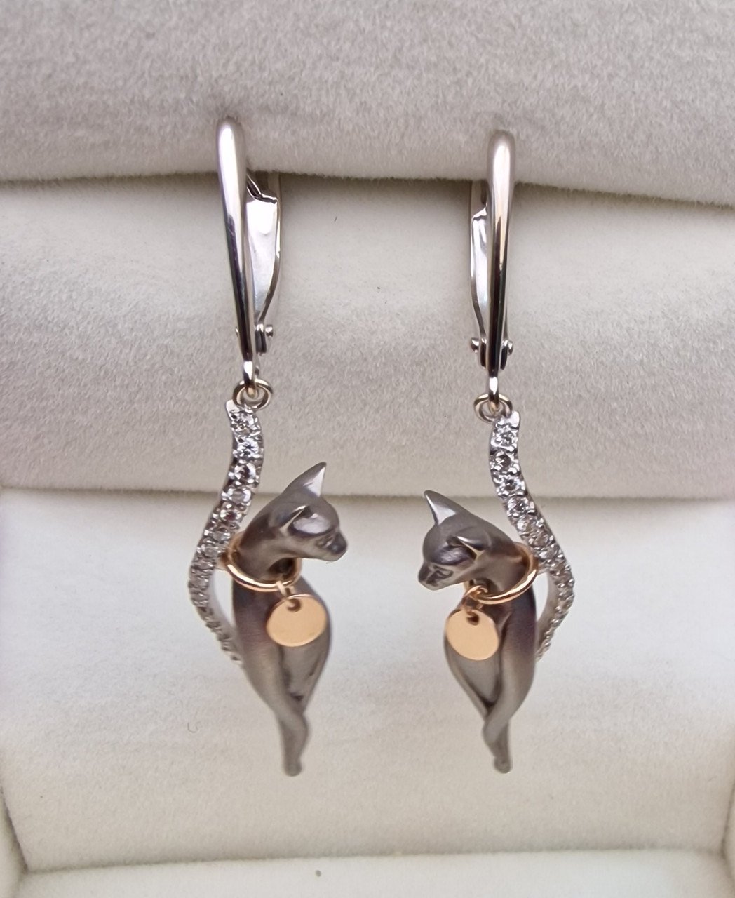 Серьги Deimantas 102927997 6,64гр 0,21ct. купить,NaN