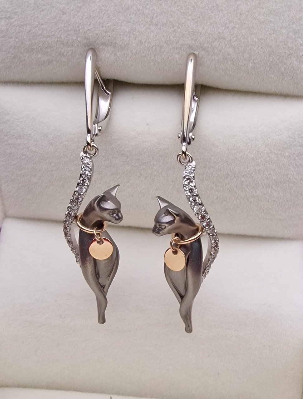 Серьги Deimantas 102927997 6,64гр 0,21ct. купить,NaN
