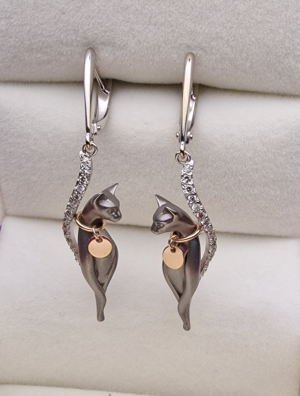Серьги Deimantas 102927997 6,64гр 0,21ct. купить,NaN