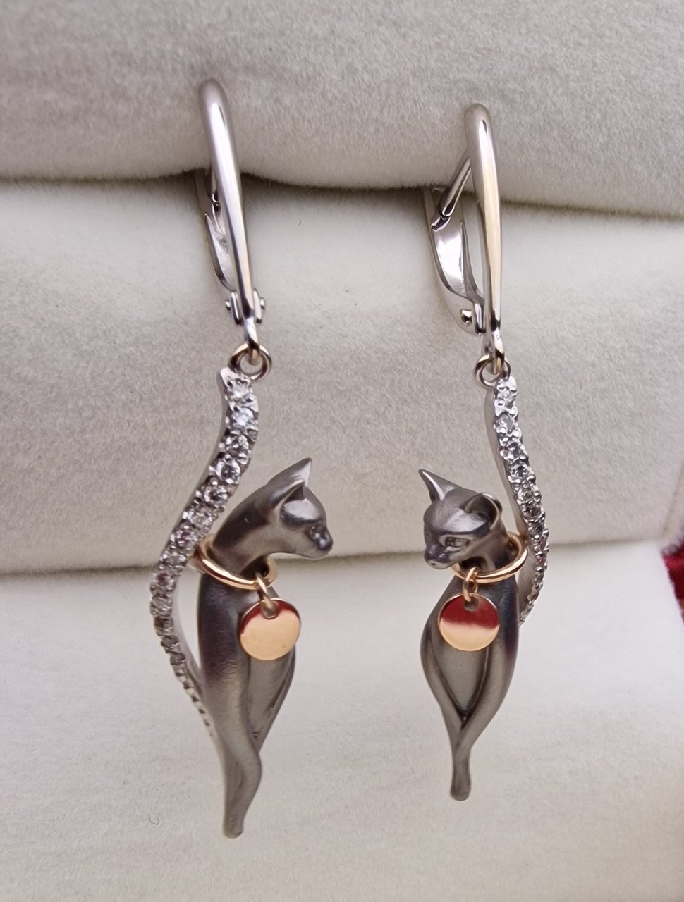 Серьги Deimantas 102927997 6,64гр 0,21ct. купить,NaN